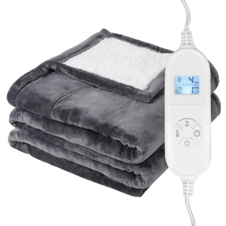 MG Heat Blanket vyhrievacia deka 120 x 160cm, šedá