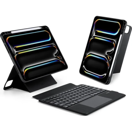Dux Ducis DK puzdro s klávesnicou na iPad Pro 11'' 2024, čierne