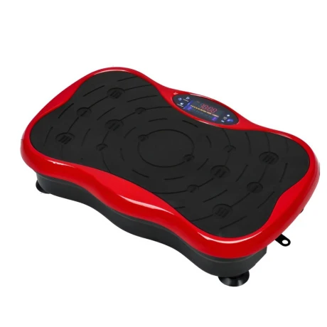 Livefy Vibro Fit vibračná plošina na cvičenie, červená
