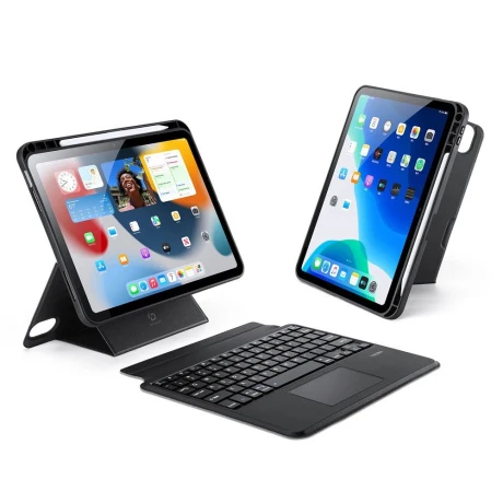 Dux Ducis DK puzdro s klávesnicou na iPad 10.9'' 2022 10gen, čierne