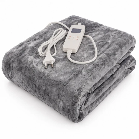 MG Soft Heat Blanket vyhrievacia deka 160 x 180cm, šedá
