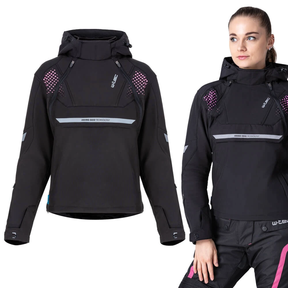 W-TEC Annorack Lady čierno-ružová - S
