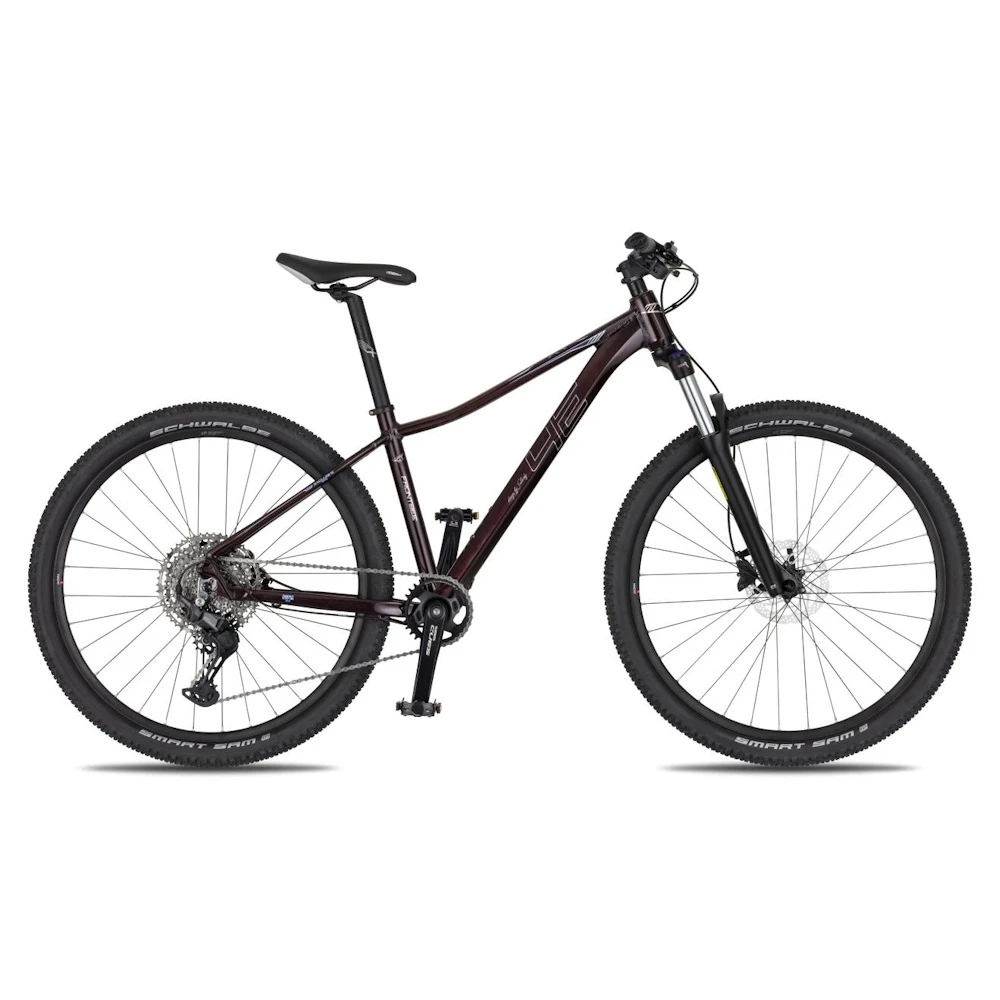 4EVER Frontbee Lady 27,5'' - model 2026 dark wine/silver - S (16", 155-165 cm)