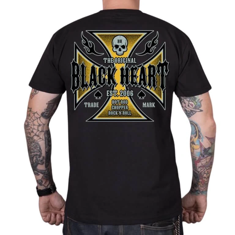 BLACK HEART Ruthless čierna - M