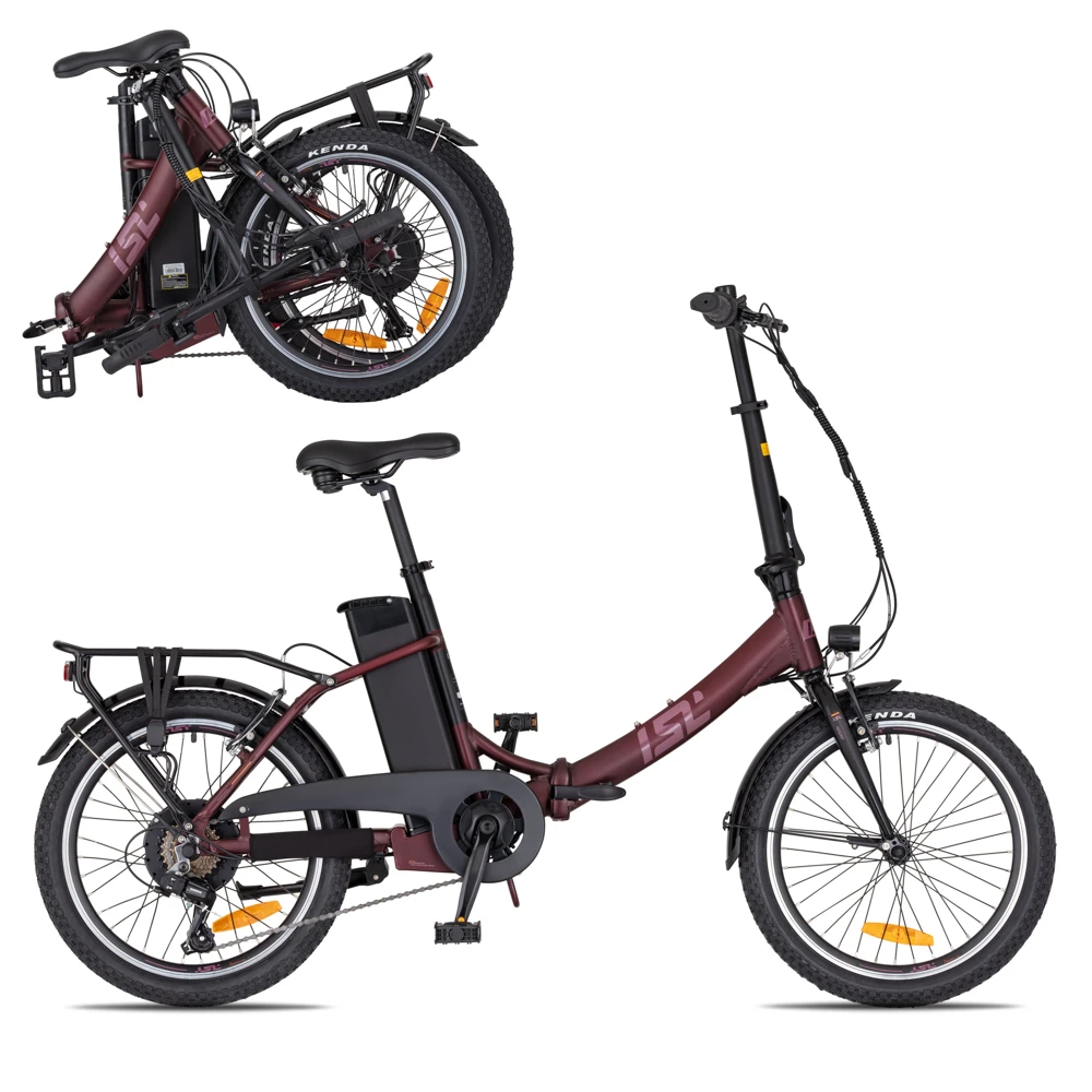 inSPORTline ISL Felior 468 Wh 20" - model 2026 Velour Red - 17" (156-183 cm)