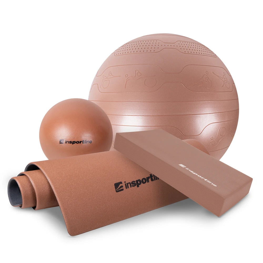 inSPORTline Joga súprava Mocha Mousse