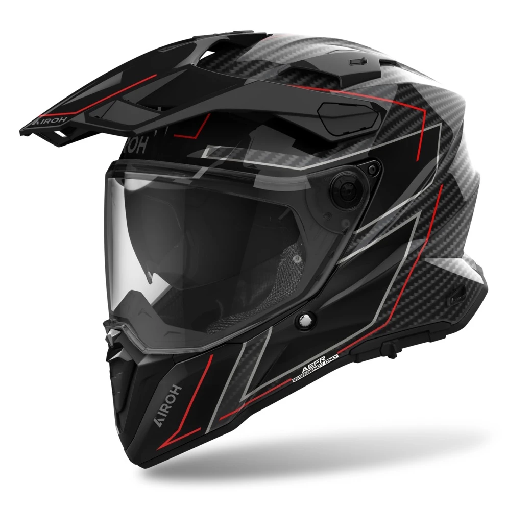 AIROH Commander 2 Carbon Stylish lesklá XXL (63)