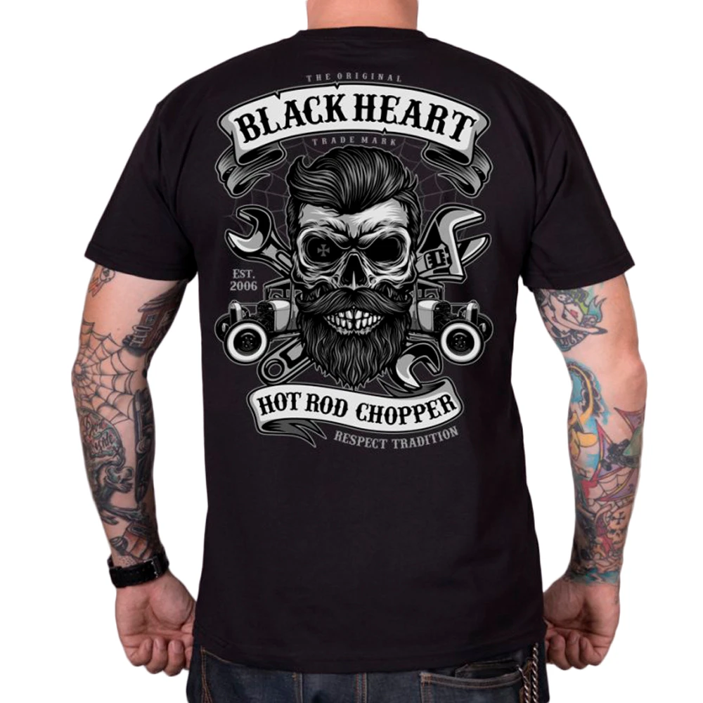 BLACK HEART Respect Tradition čierna - L