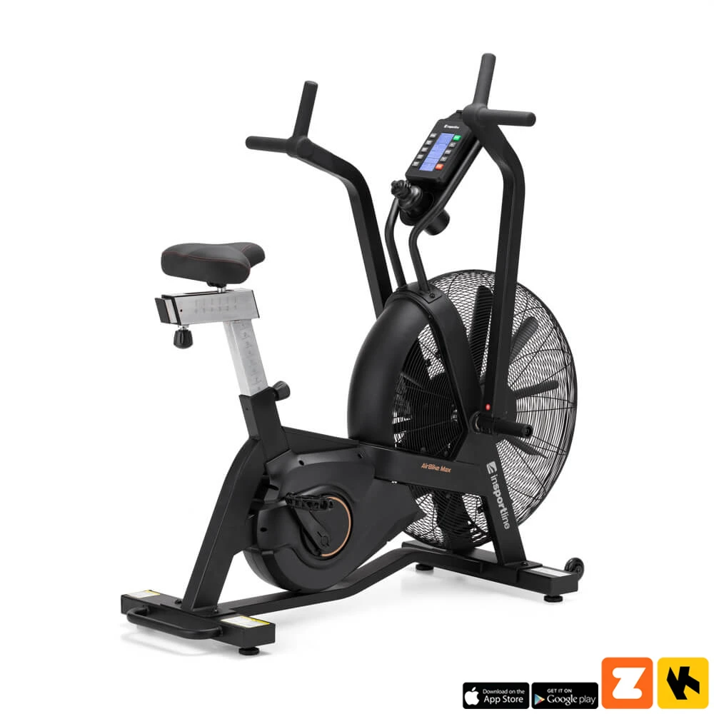 inSPORTline AirBike® Max čierna