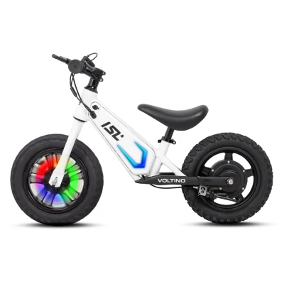 Ultra ľahké elektrické odrážadlo inSPORTline ISL Voltino 12" • 6,5 kg biela