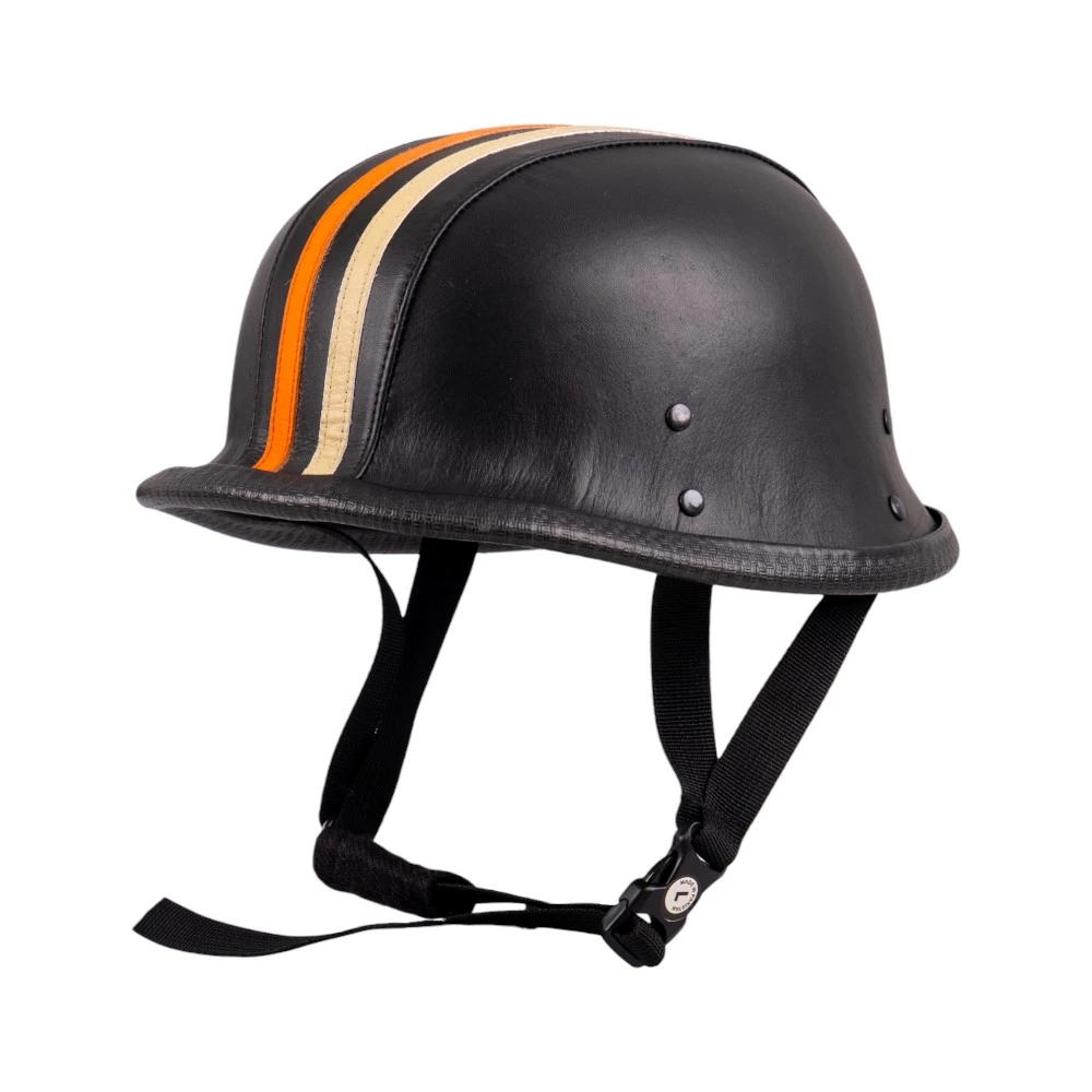 Sodager Stripes čierna s oranžovým a béžovým pruhom - XL (61-62)