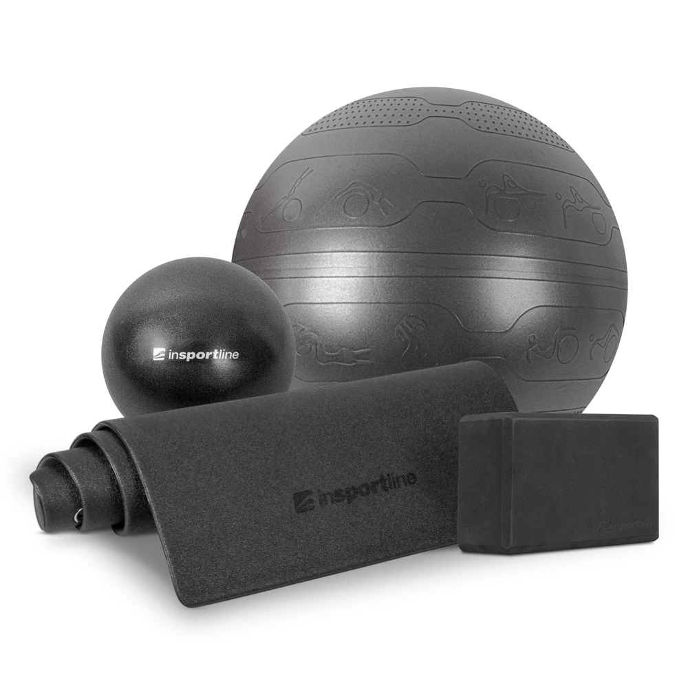 inSPORTline Joga súprava Black