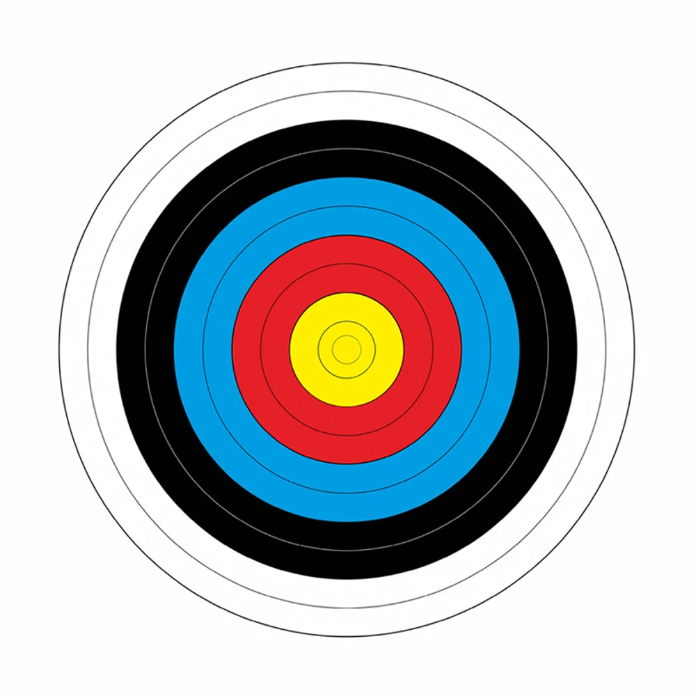 Yate Papierový terč Yate priemer 40 cm 10 ks