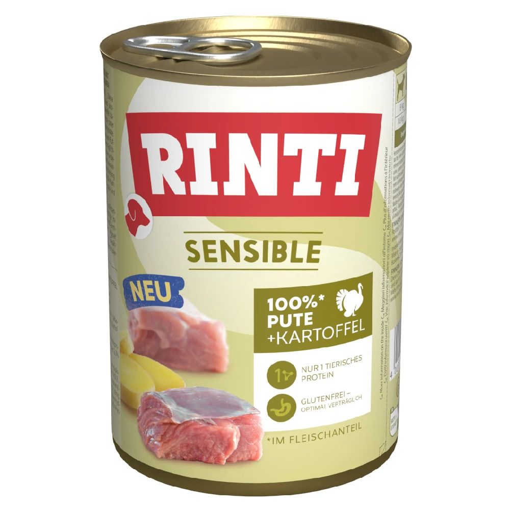RINTI Sensible 6 x 400 g - morčacie a zemiaky