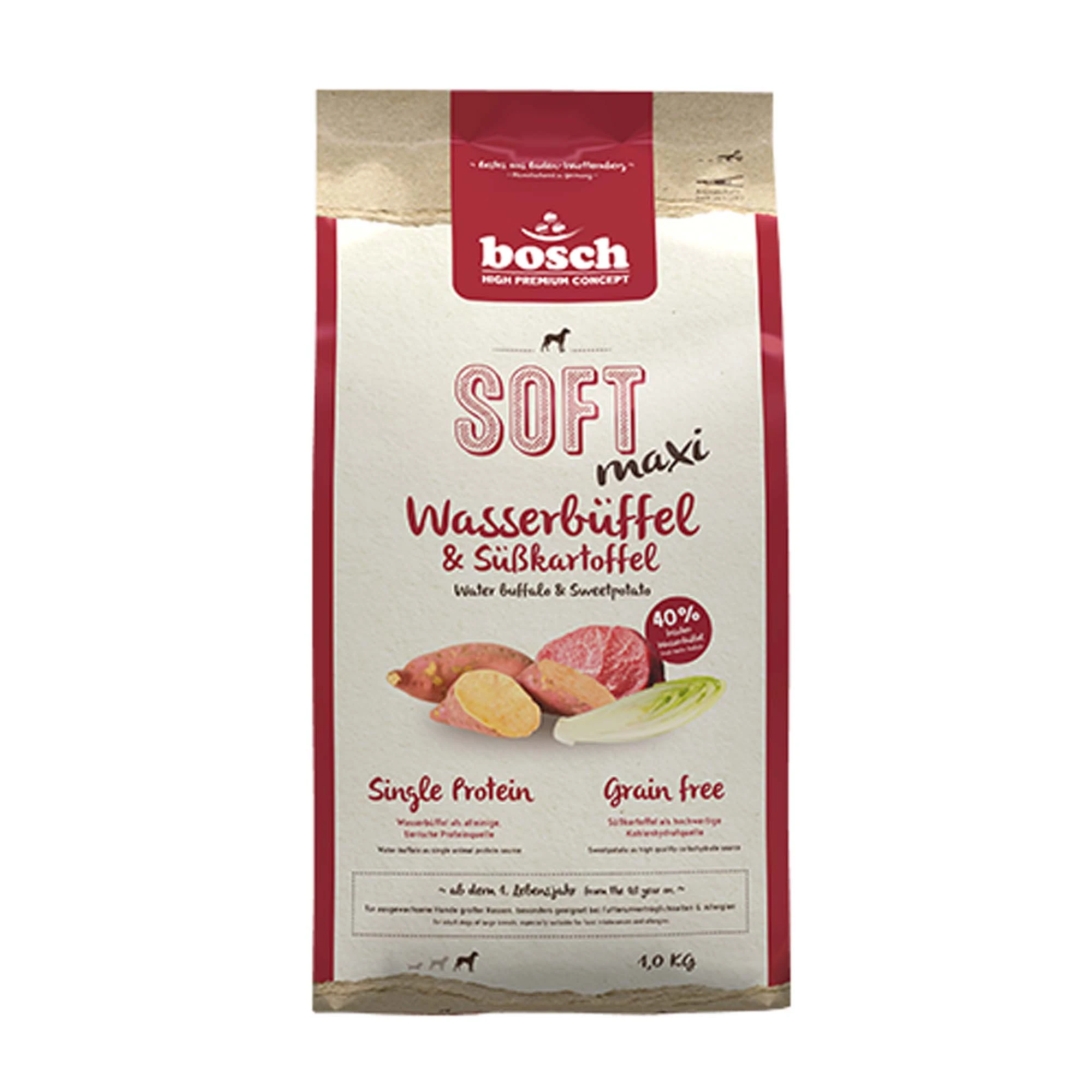 bosch HPC Soft Maxi vodný byvol a sladké zemiaky - 1 kg