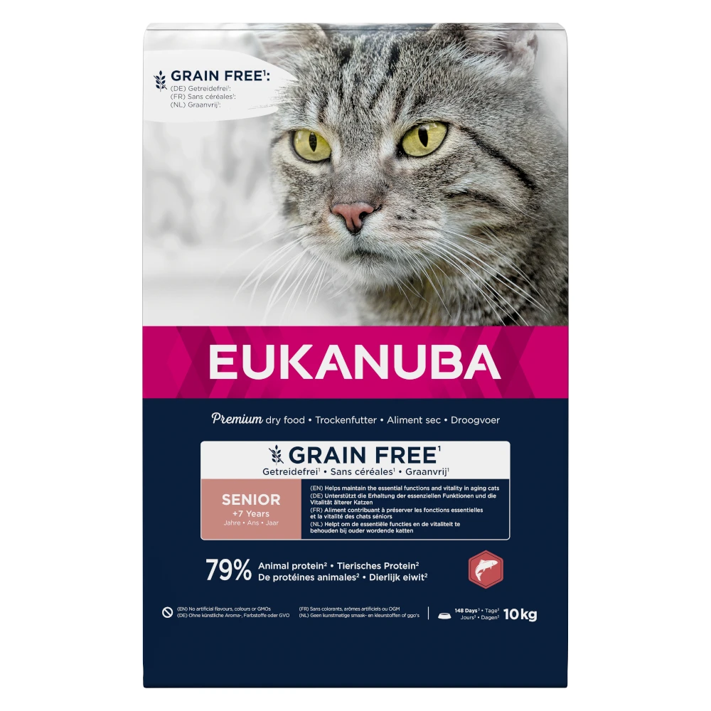 Eukanuba Senior bez obilnín bohaté na lososa - 2 kg
