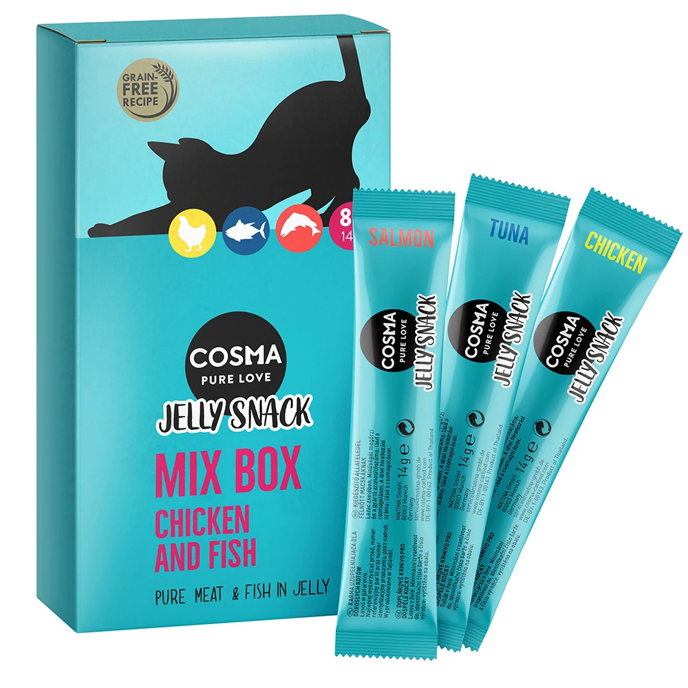 Balenie na skúšku: Cosma Jelly Snack 8 x 14 g - mix