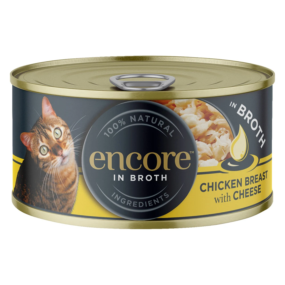 Encore konzerva 48 x 70 g - kuracie prsia a syr
