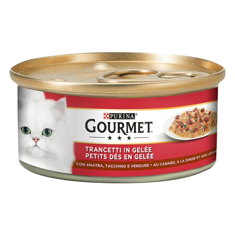 Gourmet konzervy 24 x 195 g - kačka, kura