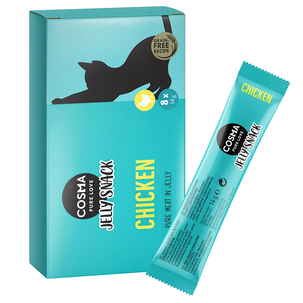 Balenie na skúšku: Cosma Jelly Snack 8 x 14 g - kuracie prsia