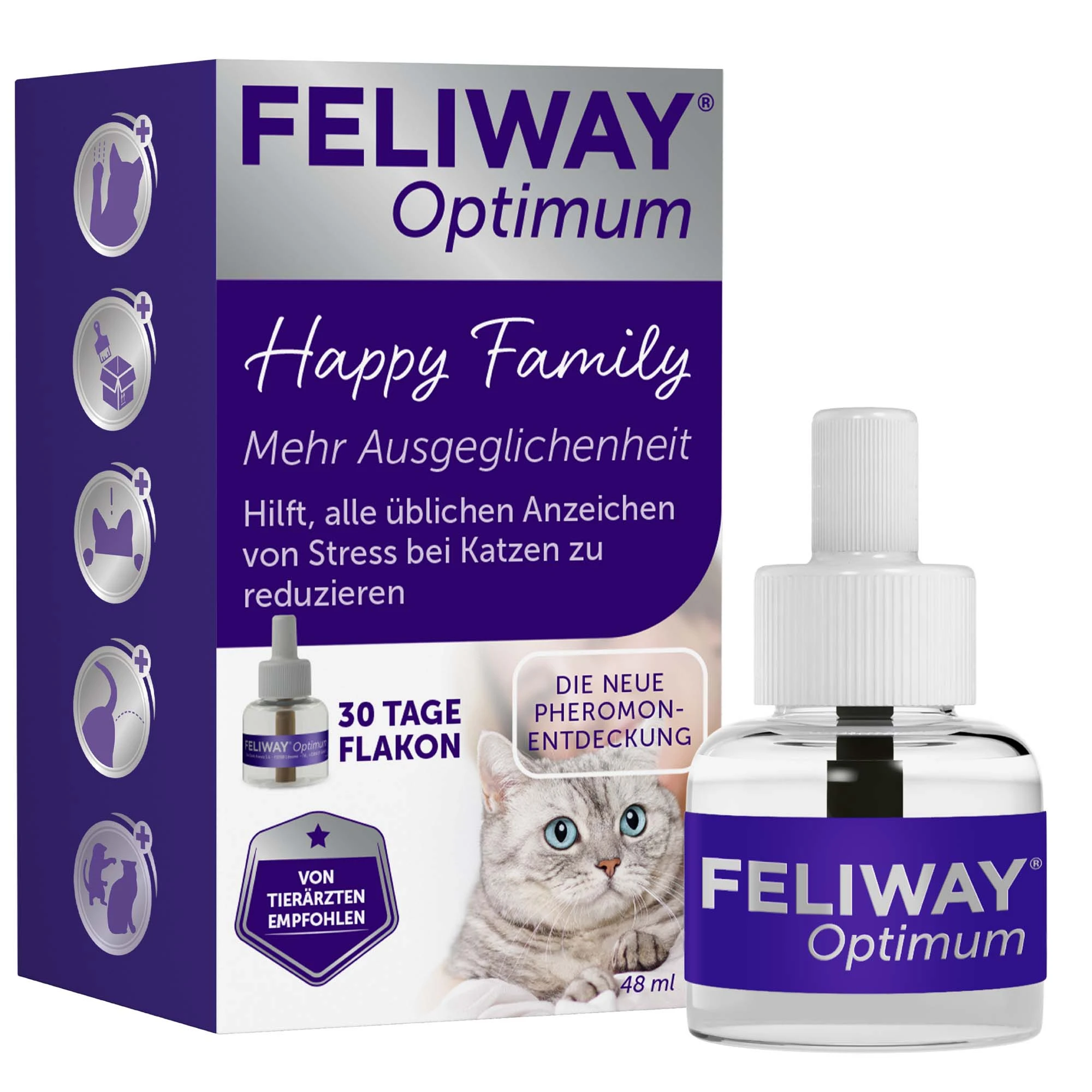FELIWAY Optimum - 30 dní náplň do feromónového odparovača, 48ml