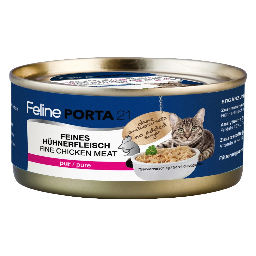 Feline Porta 21 12 x 156 g - čisté kuracie mäso