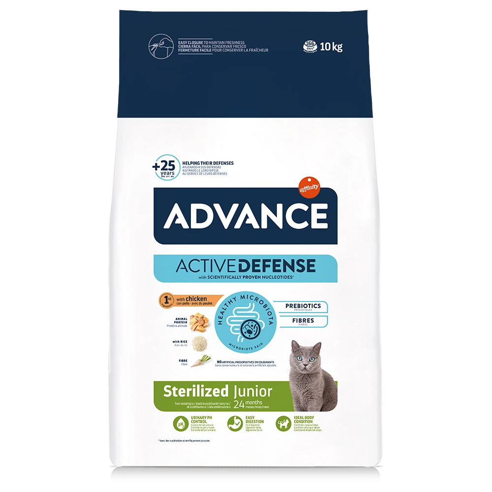 Advance, 8,5 + 1,5 kg zadarmo - Sterilized Junior Chicken