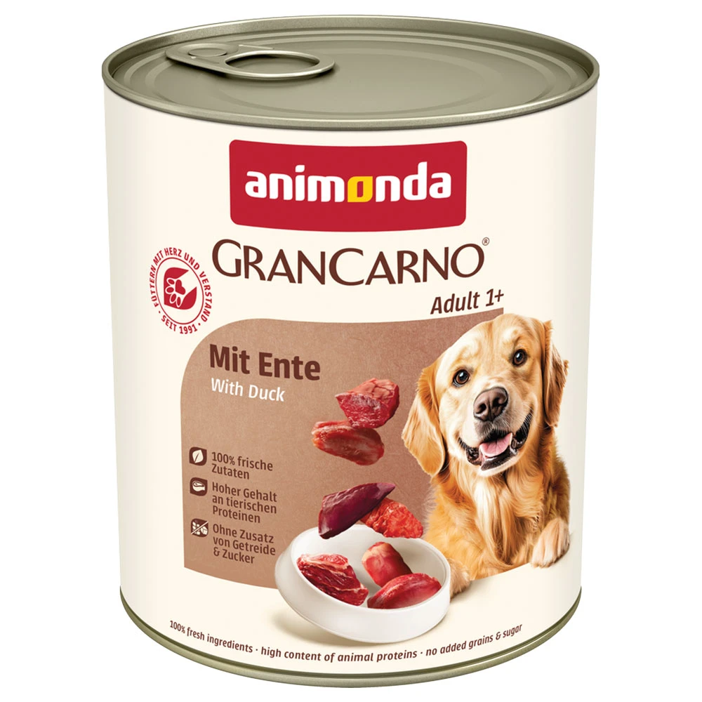 Výhodné balenie animonda GranCarno Original 24 x 800 g - s kačkou