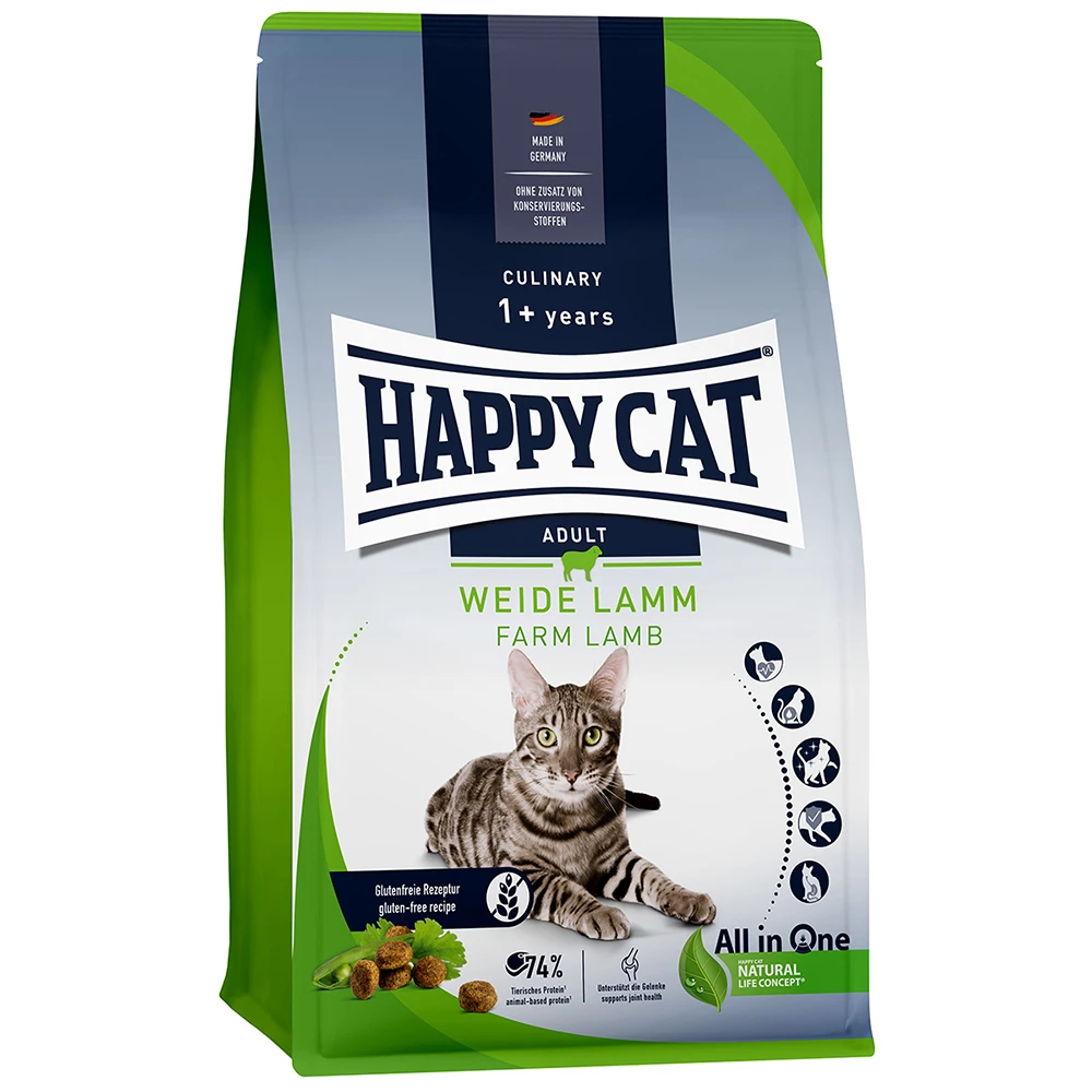 Happy Cat Culinary Adult jahňacie - výhodné balenie: 2 x 10 kg