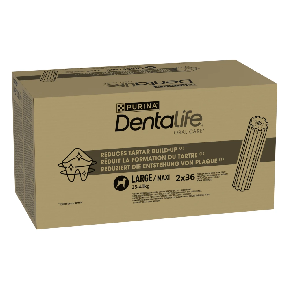 Dentalife Large maškrty - 72 kusov