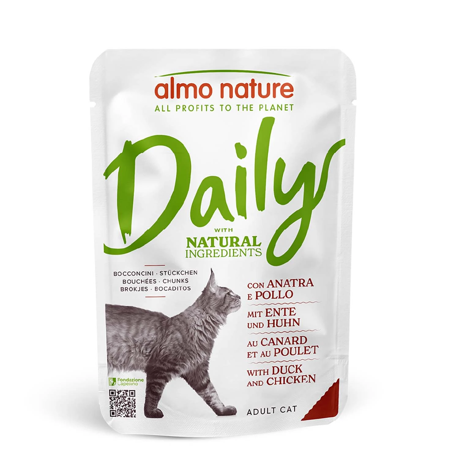 Výhodné balenie Almo Nature Daily Menu 12 x 70 g - Kačacie a kuracie