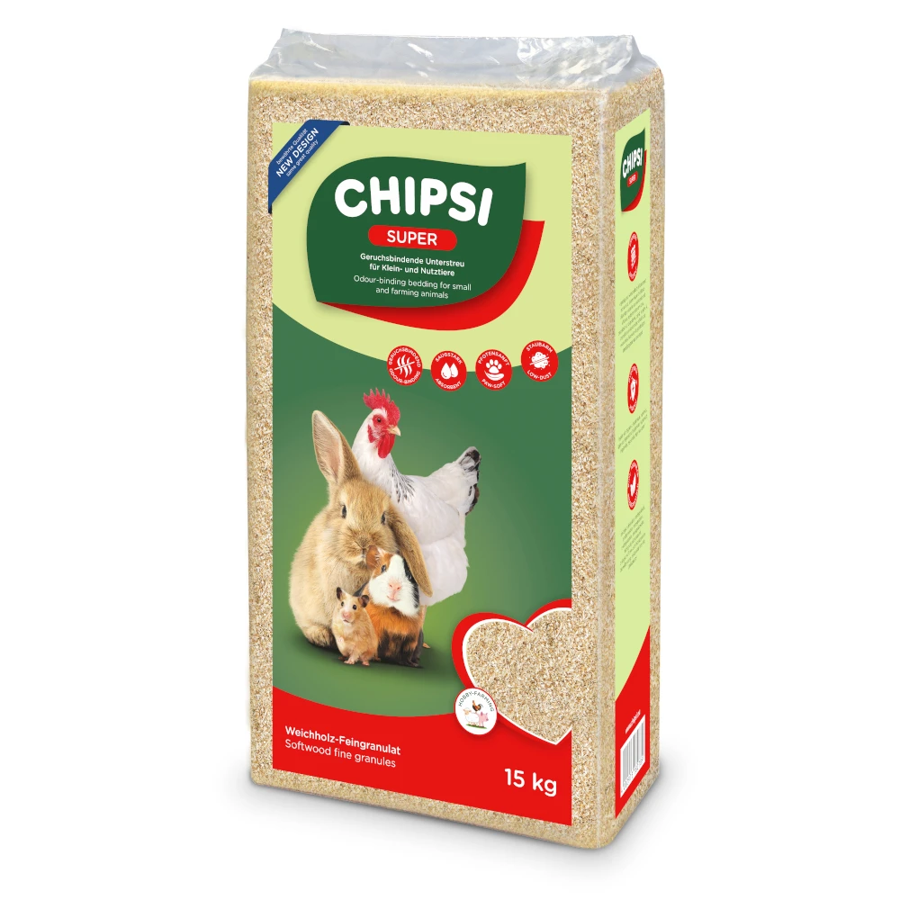 Chipsi Super podstielka - 15 kg