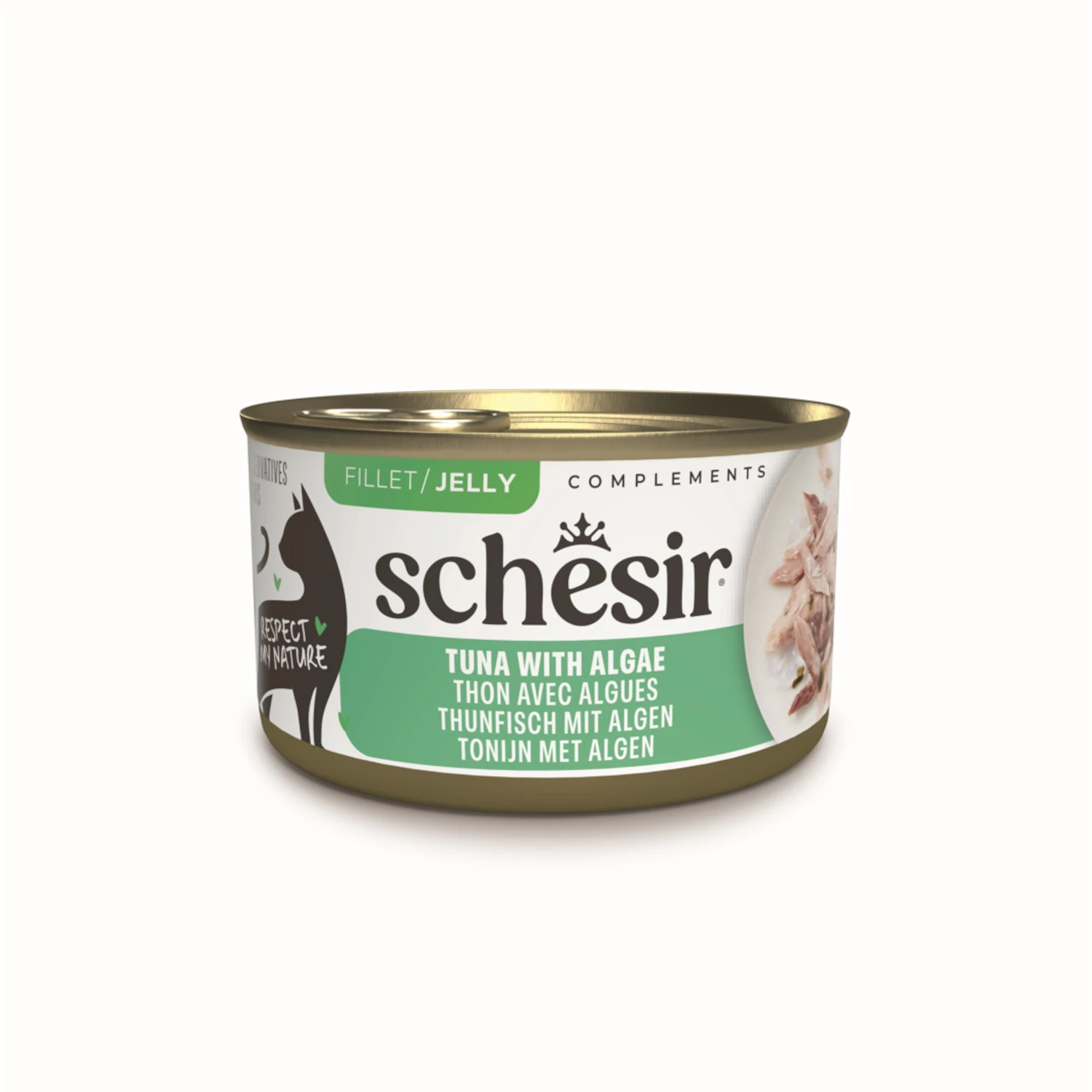 Výhodné balenie Schesir Complements v želé 24 x 70 g - tuniak s morskými riasami