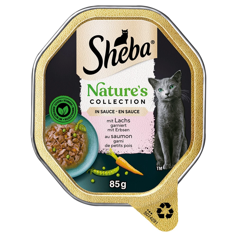 Sheba Nature´s Collection v omáčke 22 x 85 g - losos