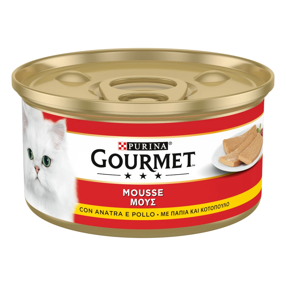 Gourmet konzervy 24 x 195 g - kačka, kura
