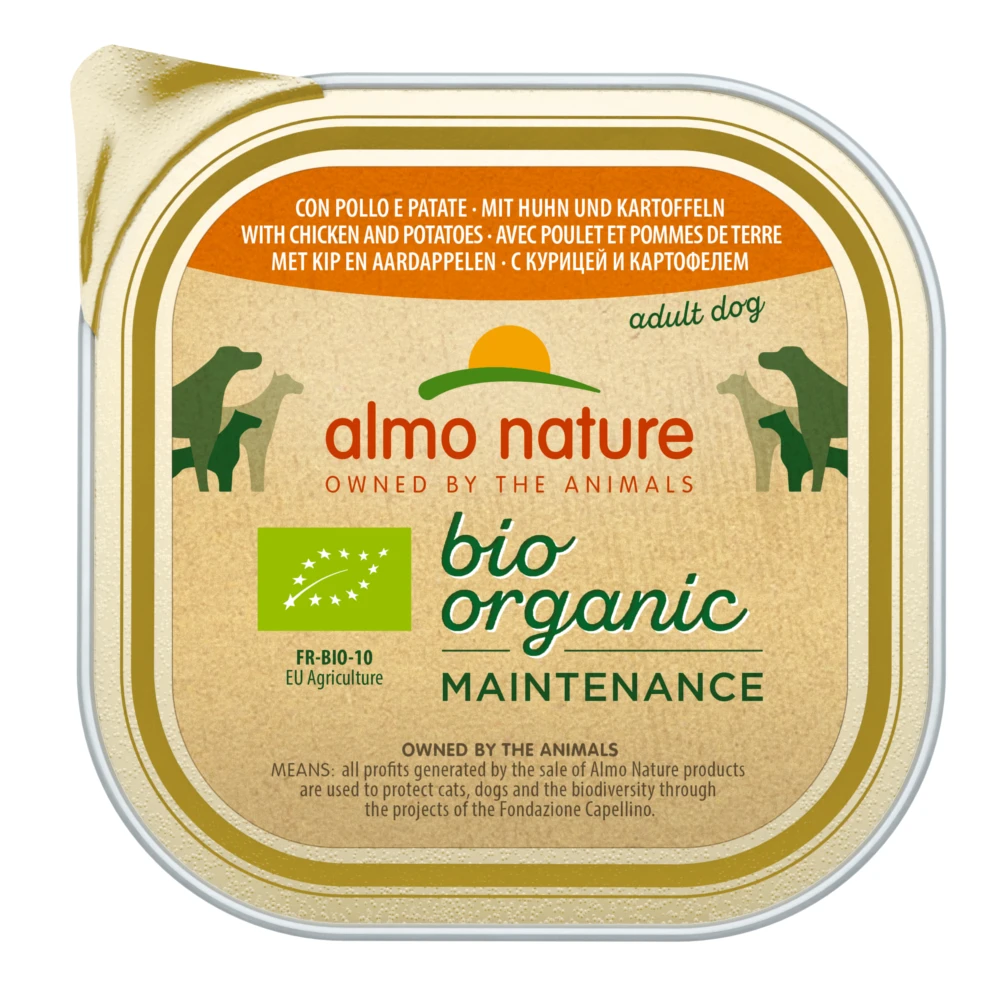 Almo Nature Daily Menu Bio 18 x 300 g - Bio kuracie & Bio zemiaky