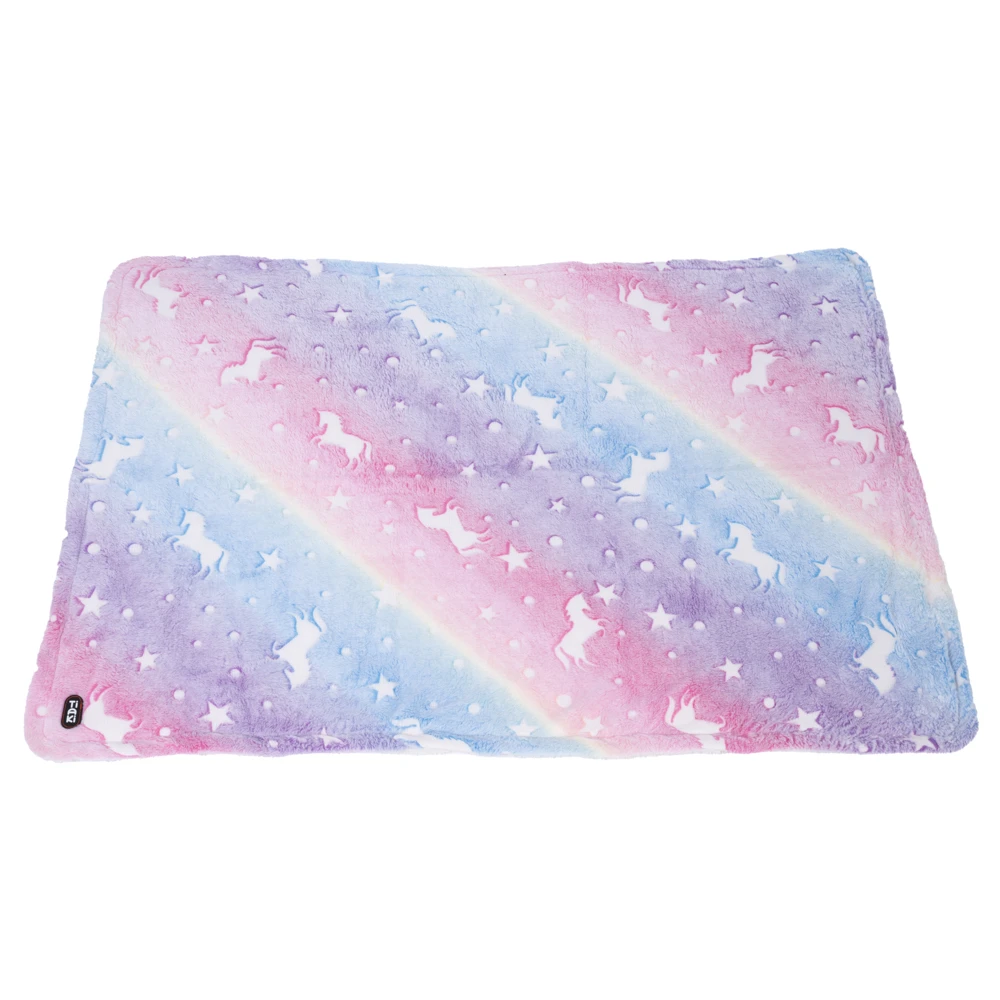 TIAKI príjemná deka Glowing Unicorns - D 100 x Š 70 cm