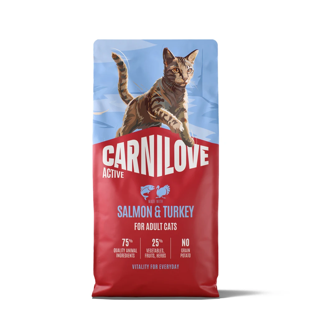 Carnilove Active Cat s lososom a morčacím - 6 kg