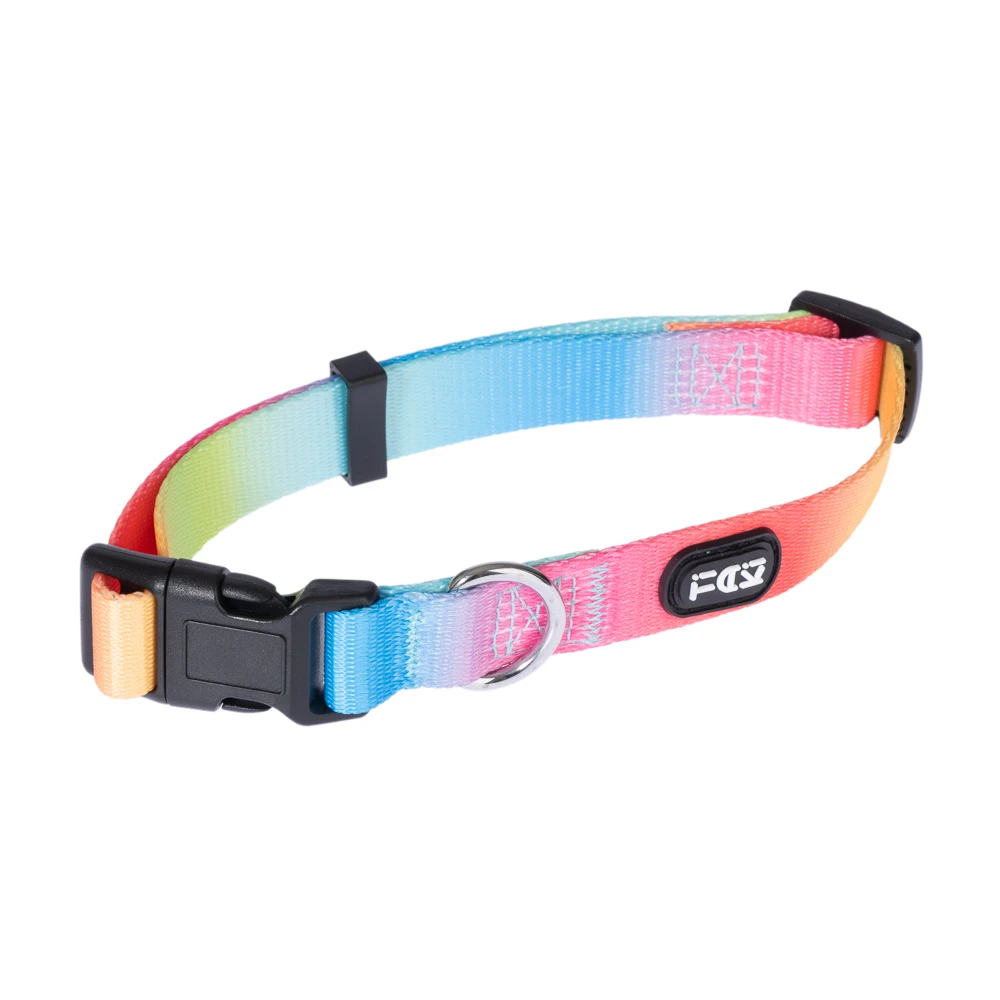 TIAKI obojok Rainbow - veľkosť S: cca 25 - 40 cm obvod krku