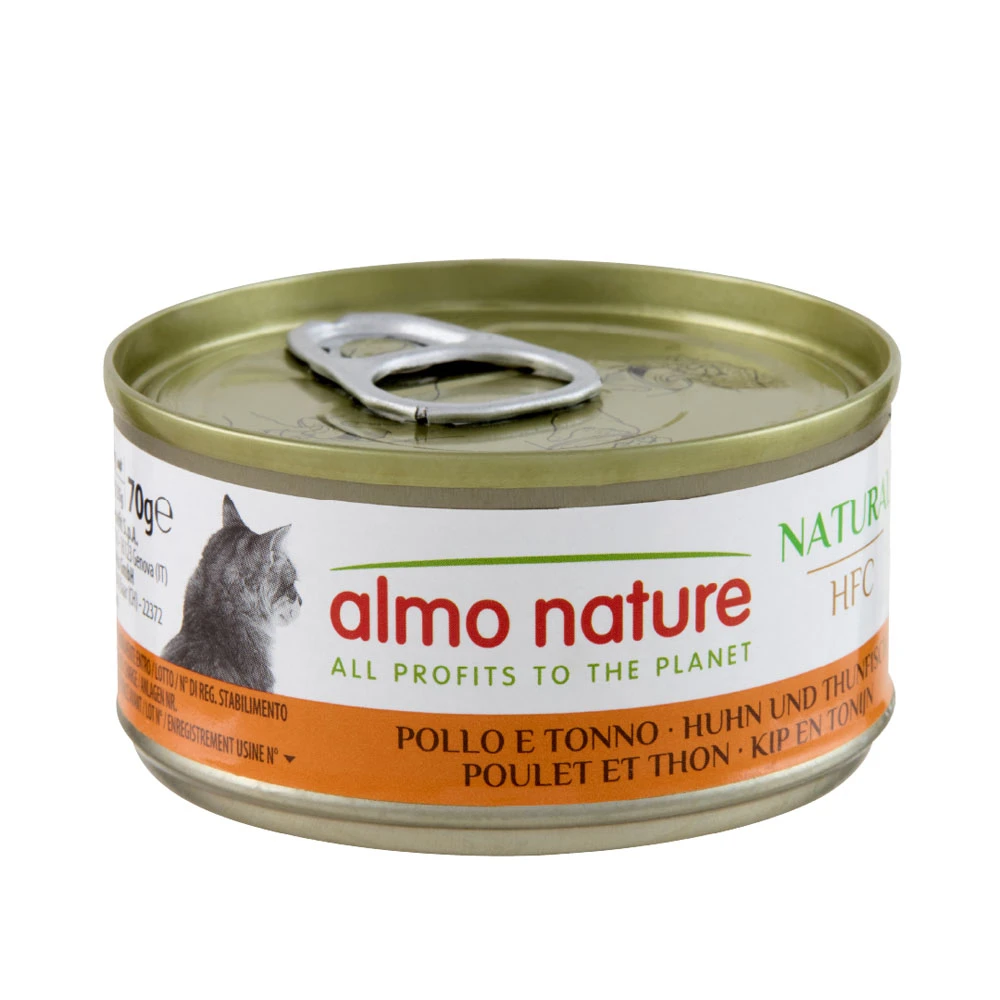 Almo Nature 6 x 70 g - Kuracie a tuniak
