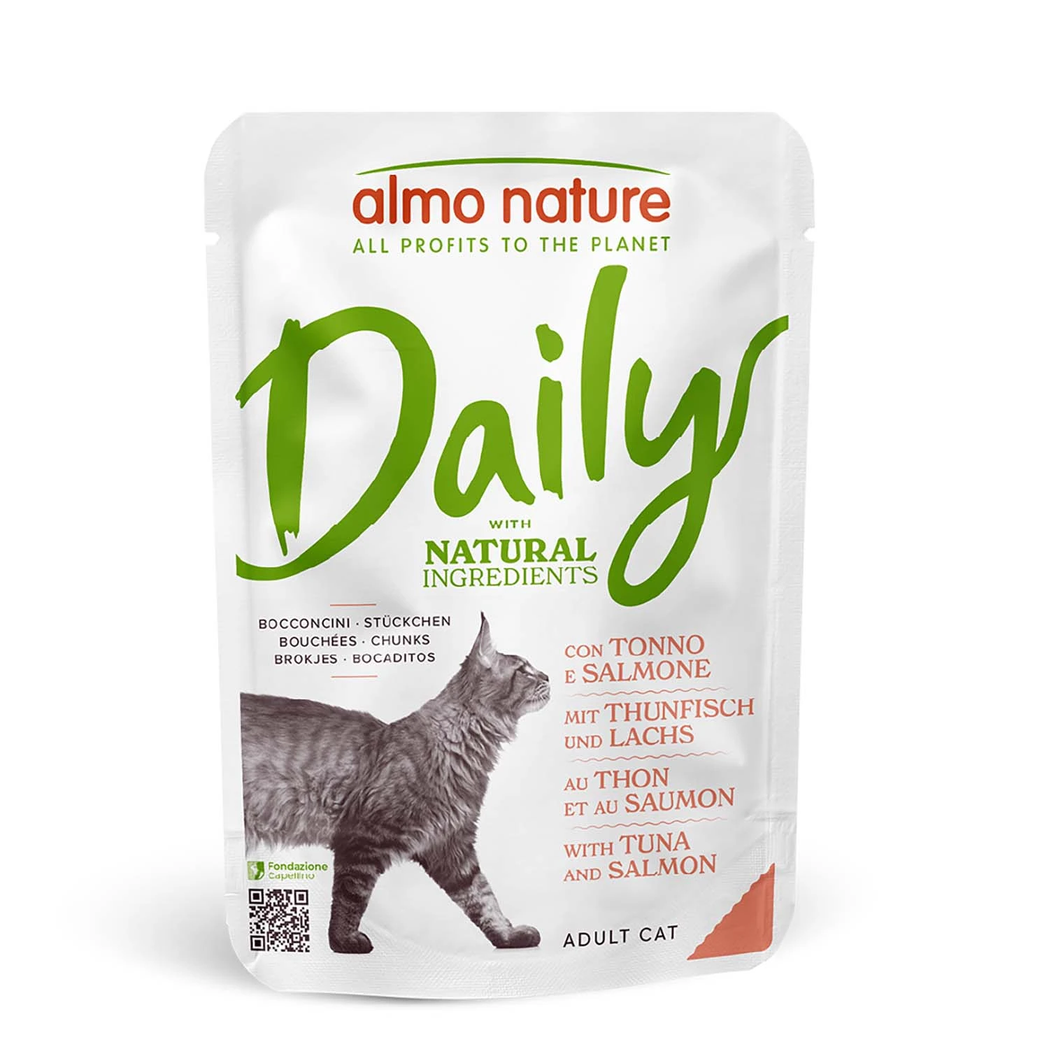 Výhodné balenie Almo Nature Daily Menu 12 x 70 g - Tuniak a losos