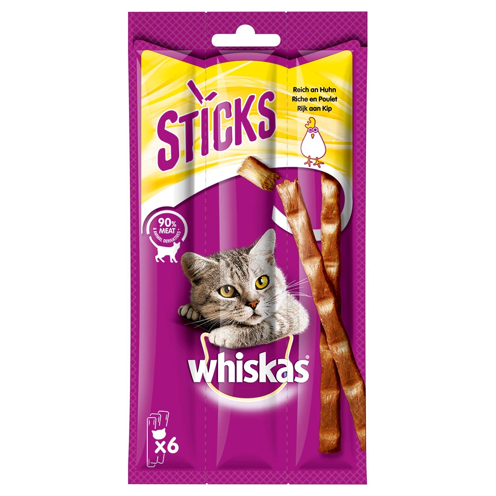Whiskas Sticks 14 x 36 g - kuracie