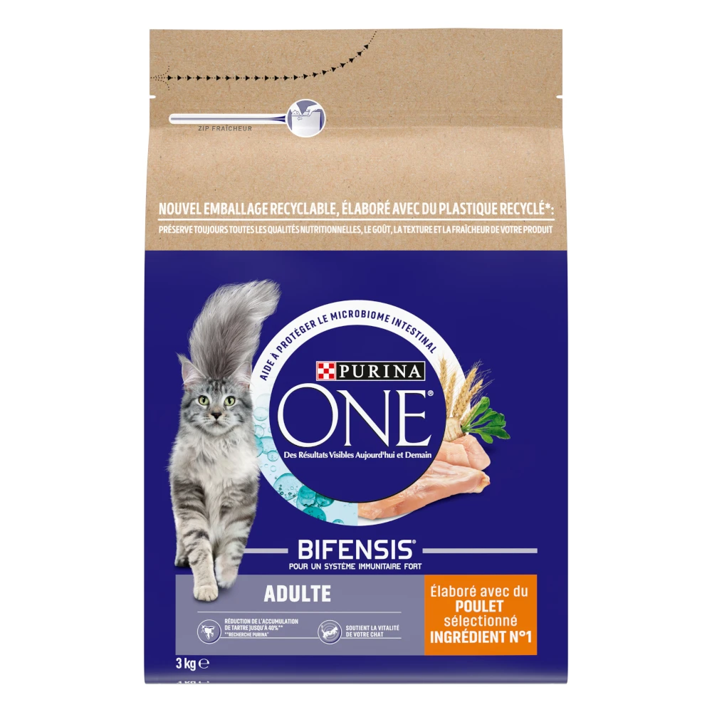 Purina ONE Adult granule kura - 2 x 3 kg