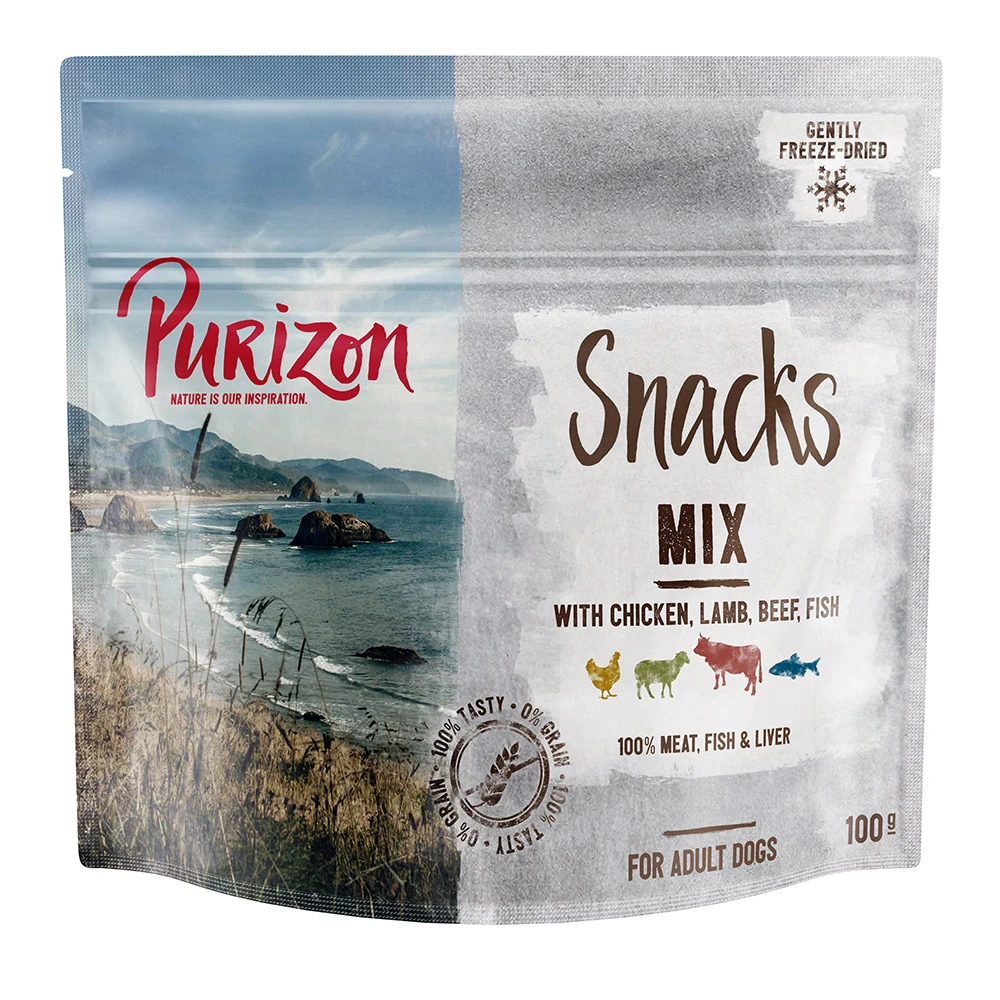 Purizon Snack Mix - bez obilnín - 100 g