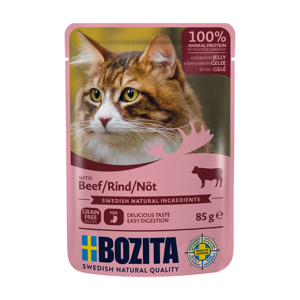 Bozita kúsky v želé 48 x 85 g - hovädzie