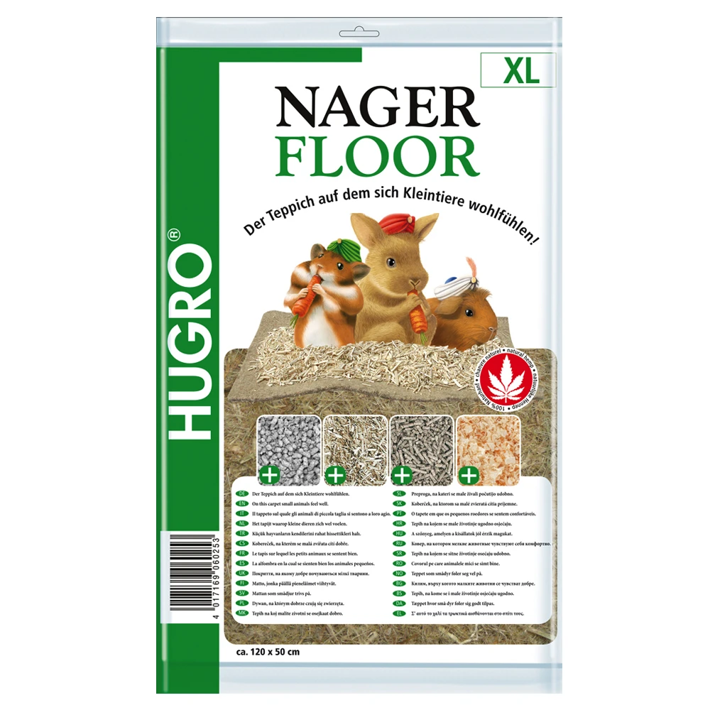 Hugro konopná podložka pre hlodavce - 50 x 120 cm