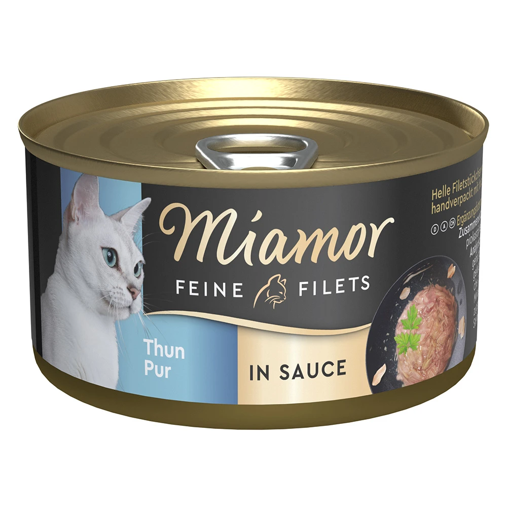 Miamor Feine Filets v omáčke 24 x 85 g - tuniak čistý
