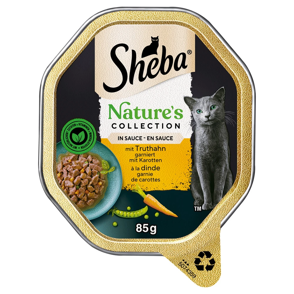 Sheba Nature´s Collection v omáčke 22 x 85 g - morčacie