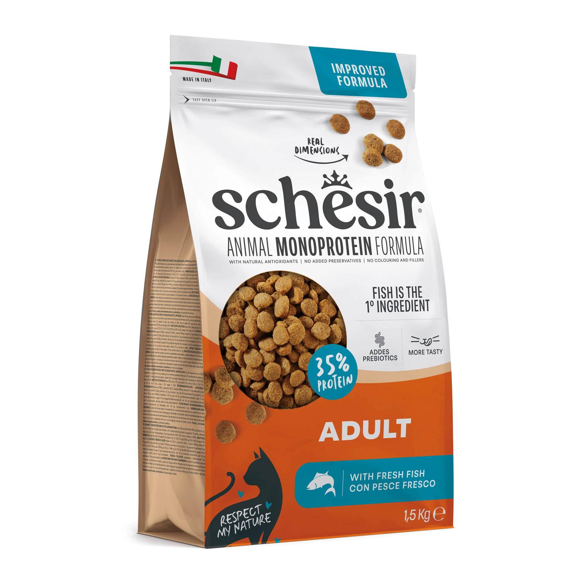 Schesir Adult Maintenance s rybami - výhodné balenie: 3 x 1,5 kg