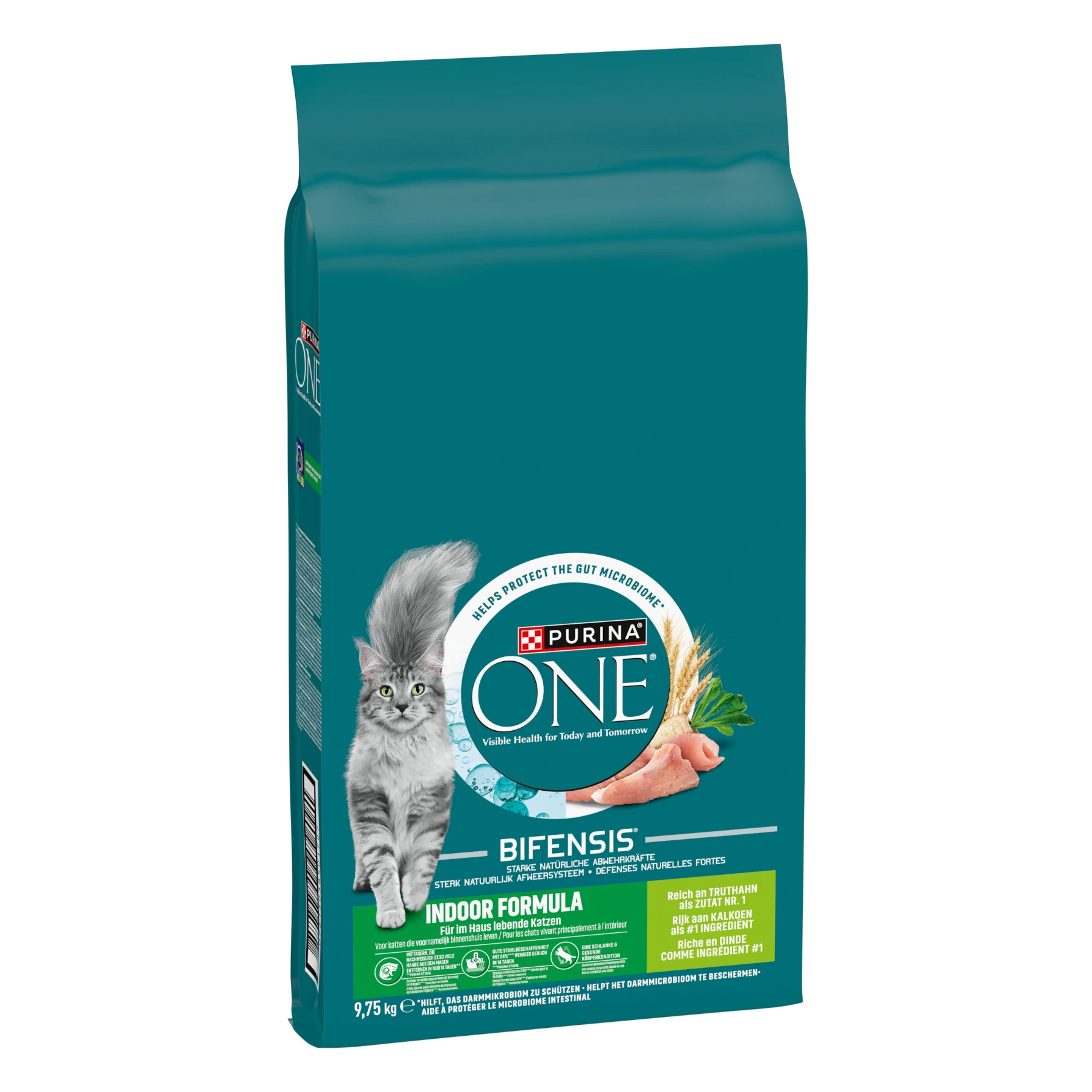 Purina ONE Indoor Formula granule moriak - 2 x 9,75 kg